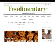 Tablet Screenshot of foodimentary.com